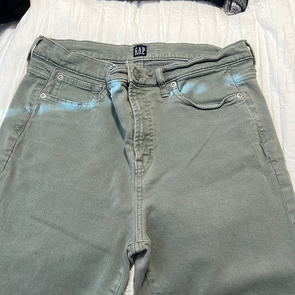 Denim green jeans - Picture 1 of 2